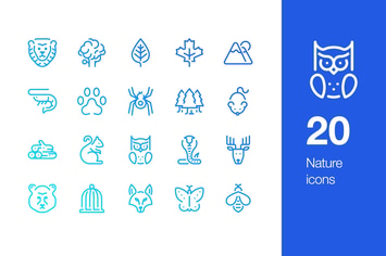 20 Nature icons