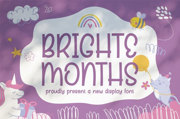 Bright Month - Handwritten Font