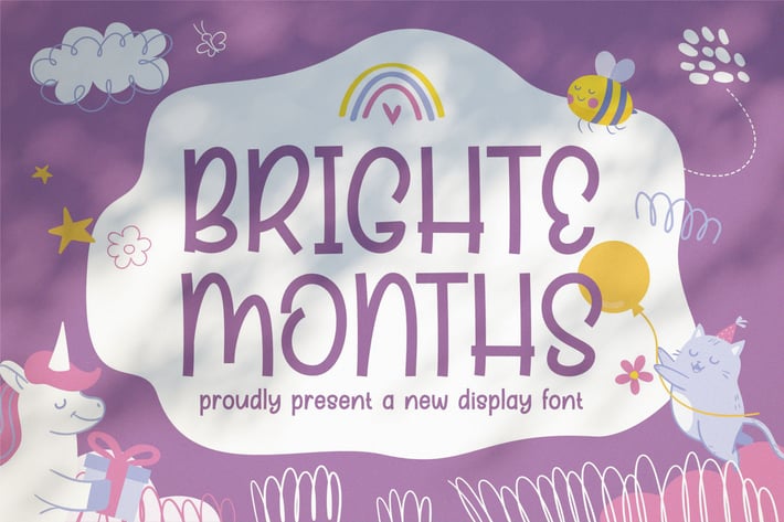 Bright Month - Handwritten Font