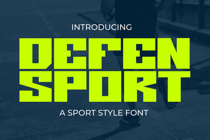 Defen Sport - Sporty Bold Font