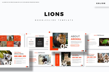 Lions - Google Slides Template