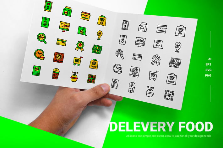 Delevery Food - Icons