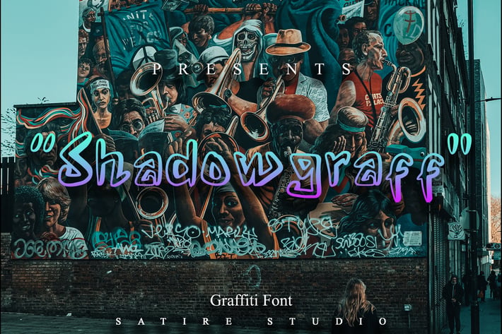 Shadowgraff - Graffiti Font