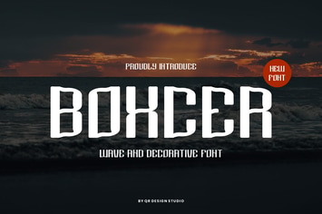 Boxcer - Modern Typeface Font