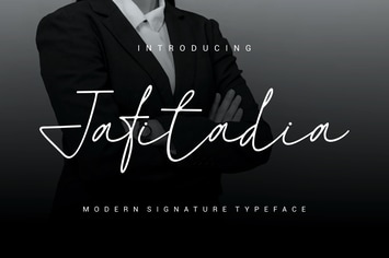 Jafitadia - Modern Signature Font