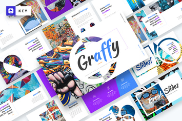 Graffy - Urban Art & Graffiti Keynote Template