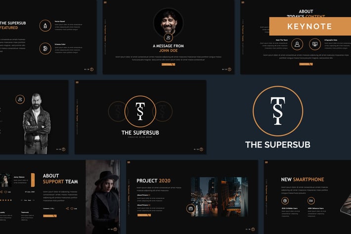 The Supersub - Creative Keynote Template