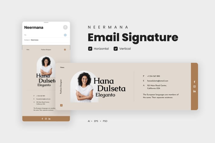 Email Signature Template V.31