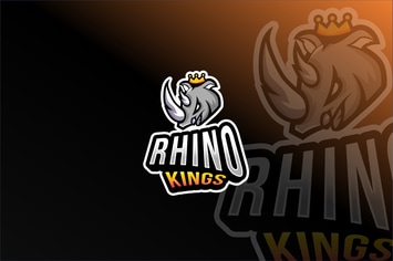 Rhino Kings Esport Logo Template