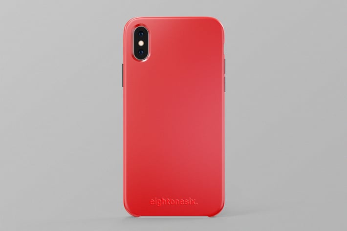 iPhone X Silicone Case Mock-Up