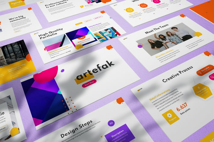 Artefak - Geometric Powerpoint Template