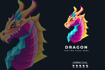 Colorful Dragon Logo