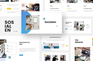 Socialen - Social Media Marketing Keynote Template