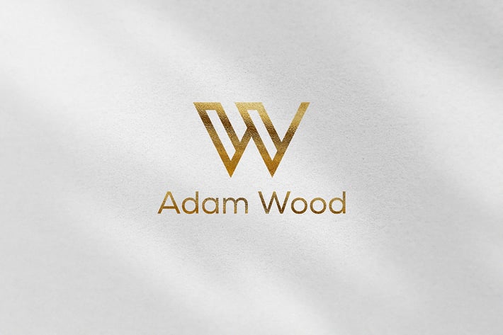 Minimal Paper Logo Mockup