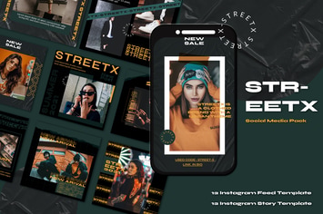  STREETX Instagram Template