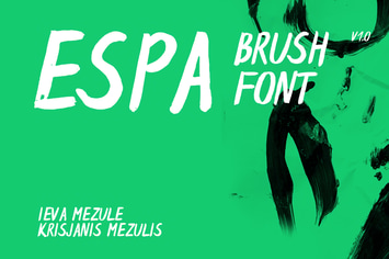 Espa Brush Font
