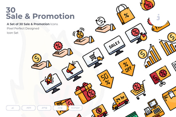 30 Sale & Promotion Icons