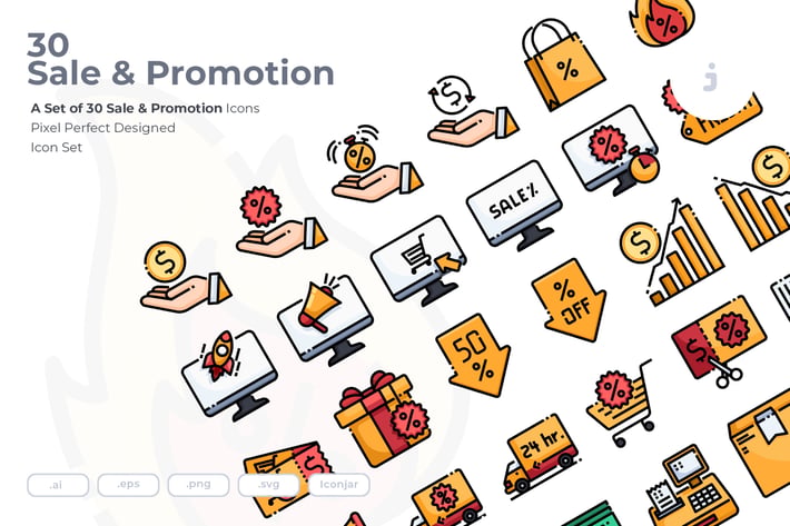30 Sale & Promotion Icons