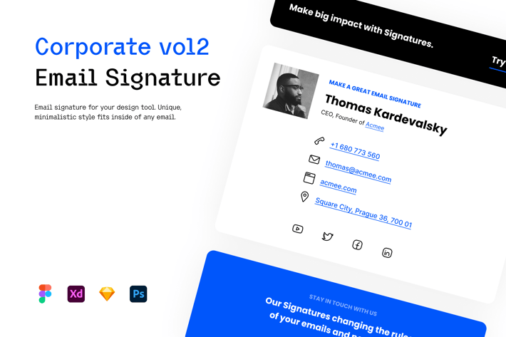 Corporate - Email Signature vol2
