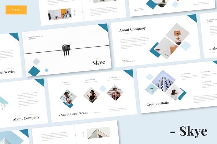 Skye - Business Google Slide Template