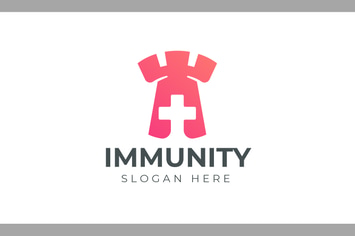 Immunity - Health and Medical Logo