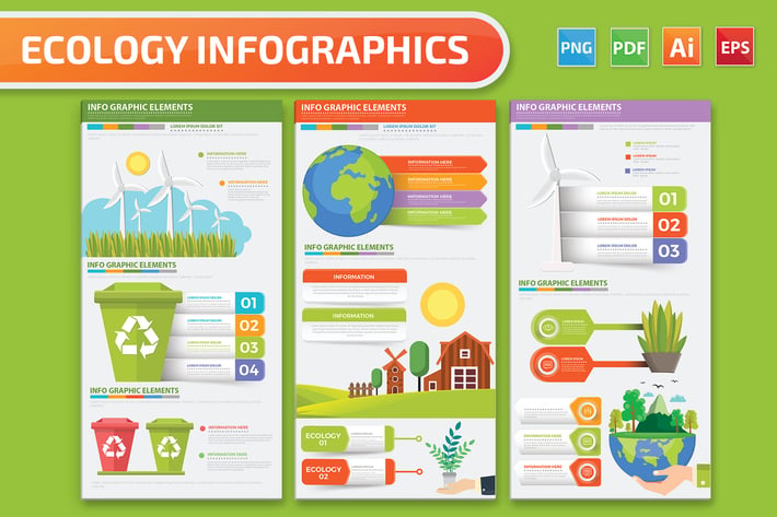 Ecology Infographics design