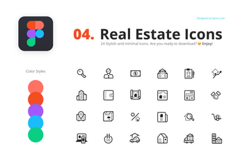 24 Real Estate Icons