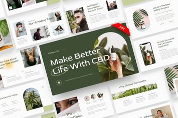 Cannabis & Medical Marijuana PowerPoint Template