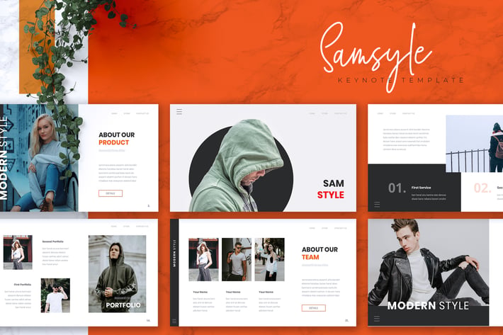 SAMSTYLE - Creative Keynote Template