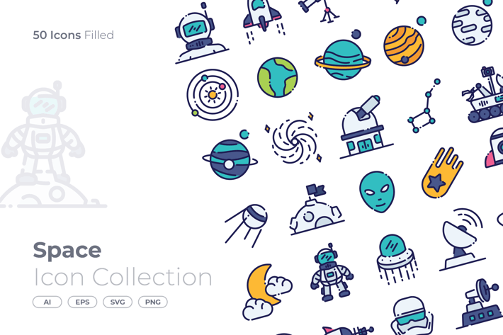 Space Filled Icon