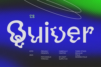 Quiver – Trippy Font