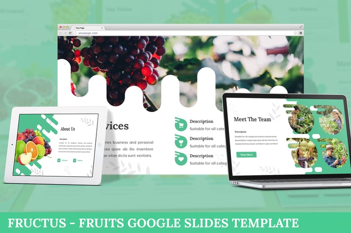 Fructus - Fruits Google Slides Template
