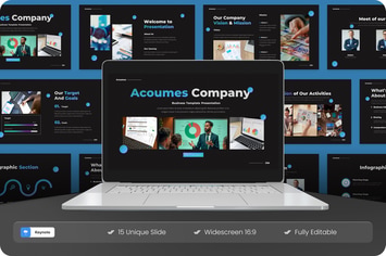 Acoumes - Business Company Keynote Template