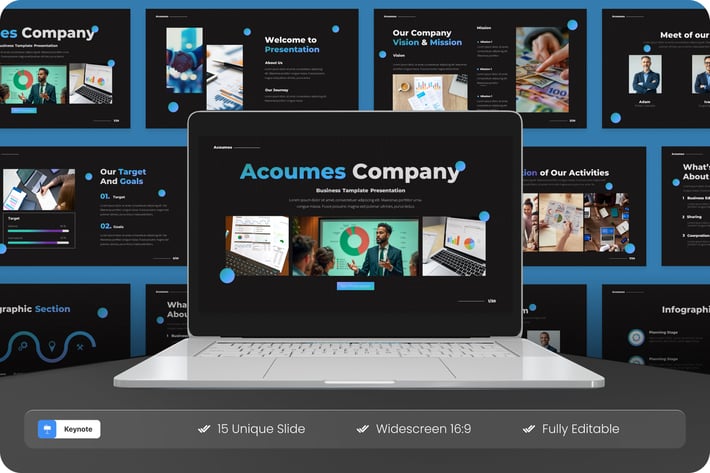 Acoumes - Business Company Keynote Template
