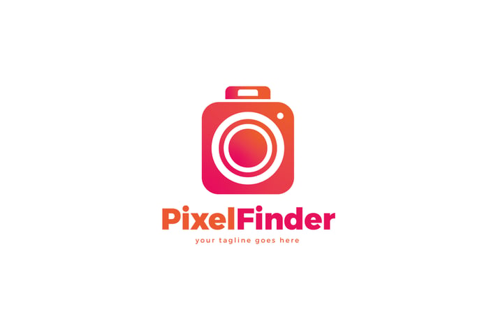 Pixel Finder Logo Template