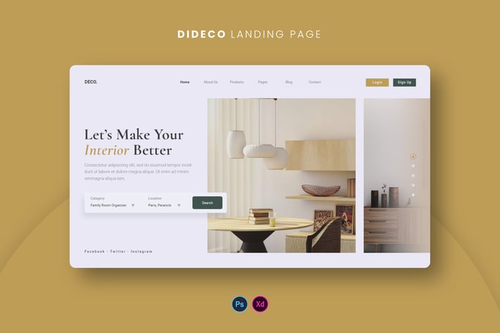 Dideco Landing Page