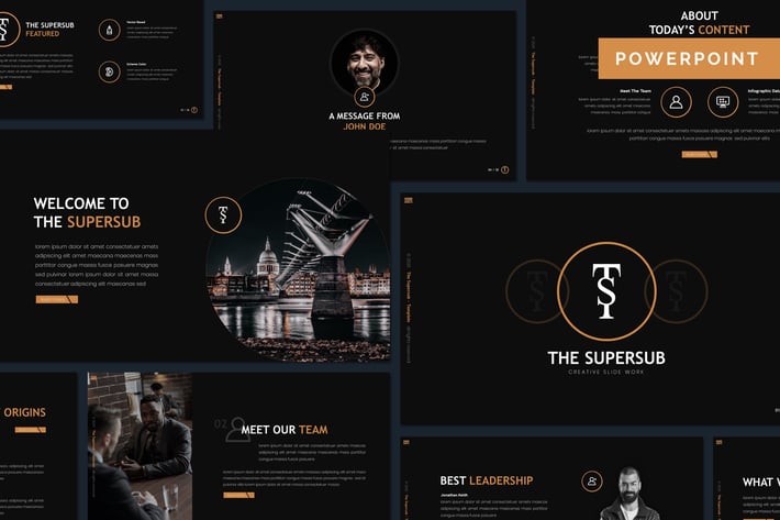 The Supersub - Creative Powerpoint Template