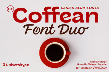 Coffean - A Display Font Duo