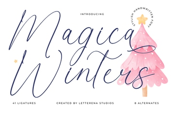 Magica Winters Stylish Handwritten Font