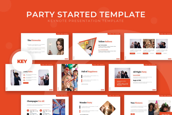 Party Started - Keynote Template