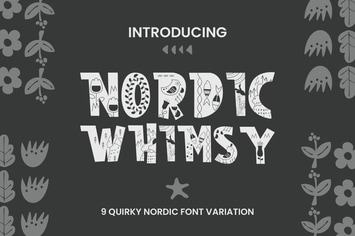 Nordic Whimsy – 9 Quirky Nordic Font Theme