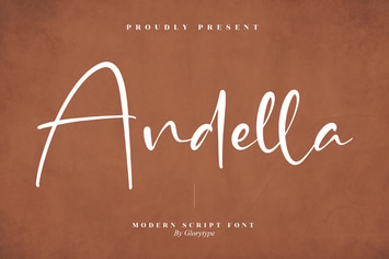 Andella Modern Script Font