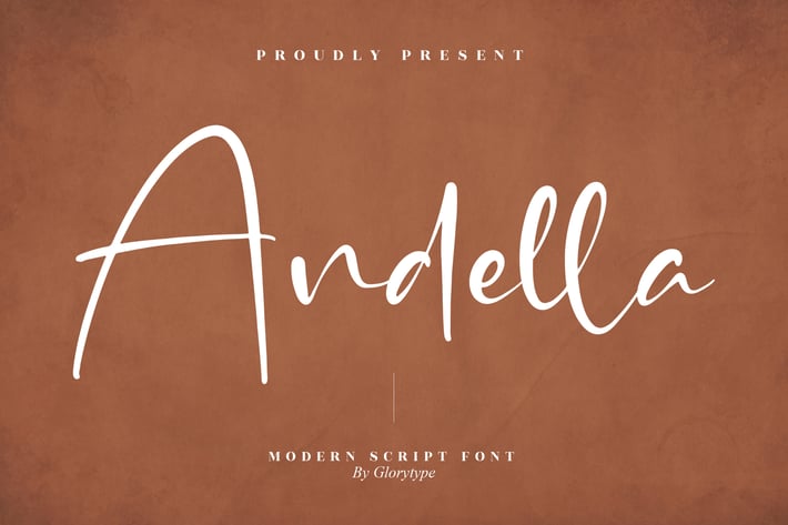 Andella Modern Script Font