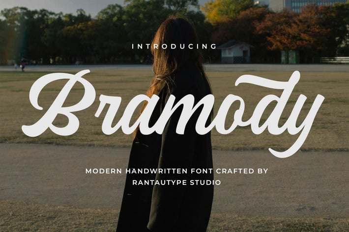 Bramody Modern Script Font