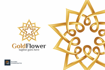 Gold Flower / Mandala - Logo Template