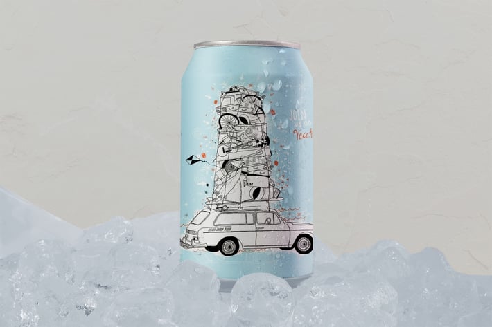 Ice Fresh Can Mockup