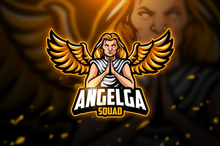 Angelga - Mascot & Esport Logo