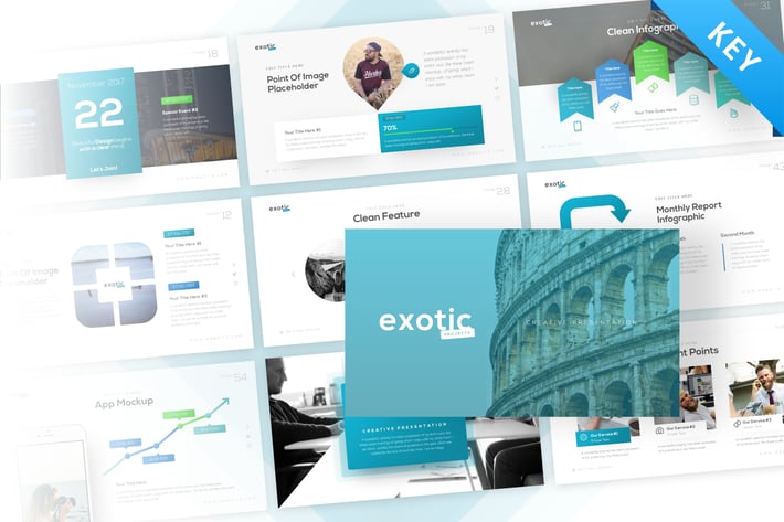 Exotic Project Keynote Presentation Template