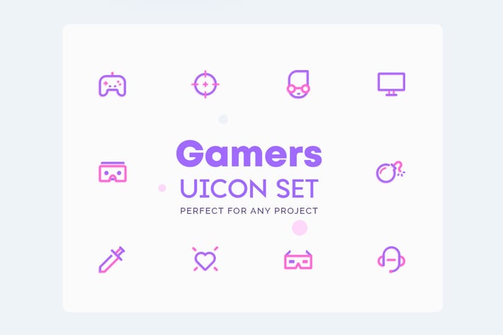 UICON Gamers Icons