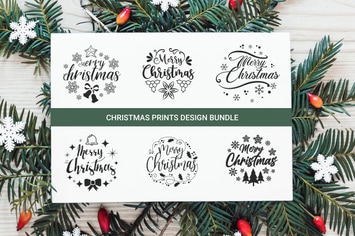 Christmas Typography Set